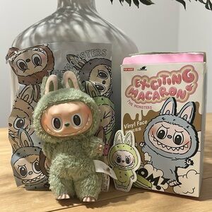 Exciting Macaron Green Grape Labubu